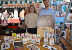 Lauren Mariën en Wout l'Haen bij Belvas. 